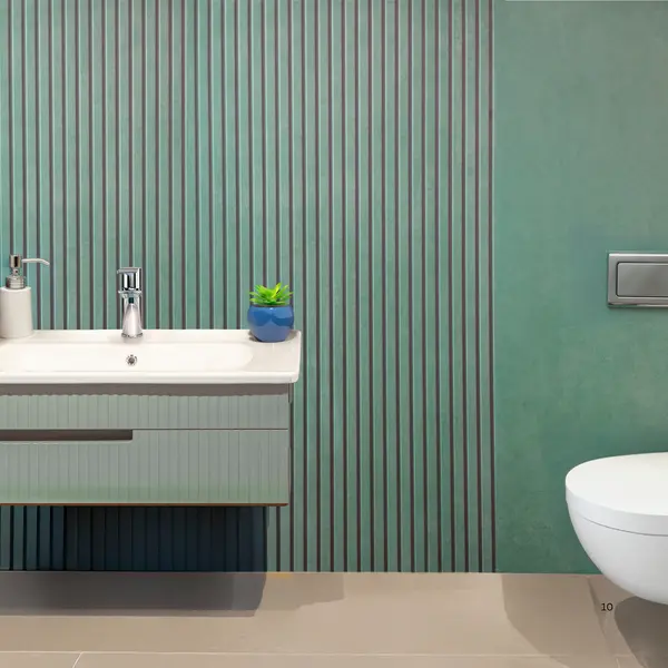 GreenDarkLinesBathroom.webp