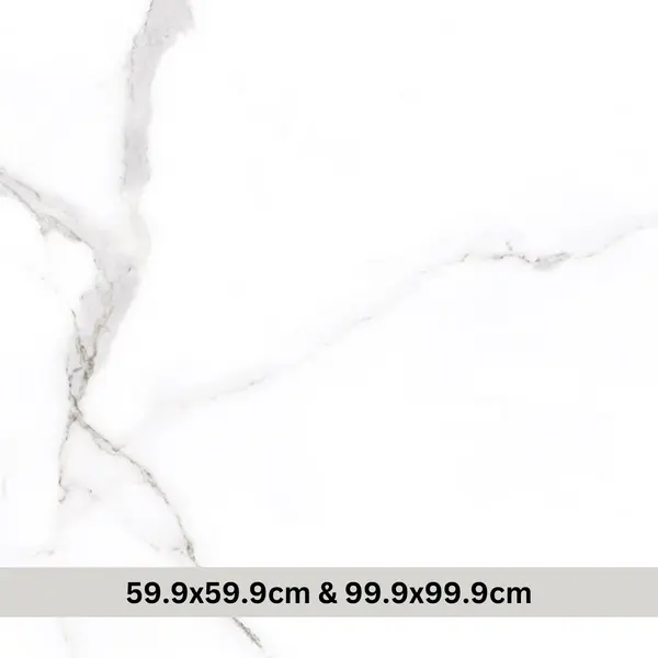 ALSACIA CARRARA MATT 60 X 60 RECTIFIED