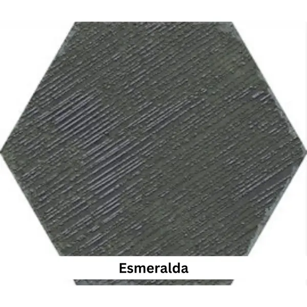 BORNEO HEXAGON ESMERALDA 23 X 27 MATT
