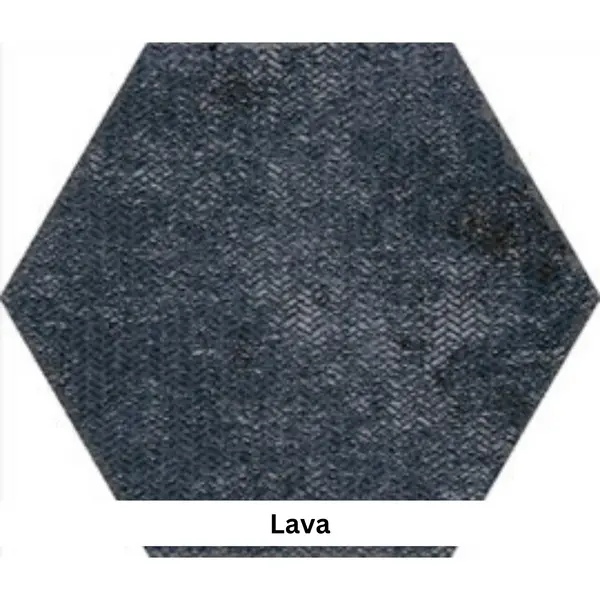 BORNEO HEXAGON LAVA 23 X 27 MATT