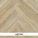 CLICK SPC 150 X 750 LIGHT OAK VINYL HERRINGBONE BOX B 1.8M 16PC (M001)