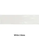 COTTAGE WHITE GLOSS 7.5 X 30