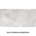 LUXOR PLAIN GREY 30 X 60