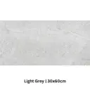 MONS PLAIN LIGHT GREY 30 X 60 MATT