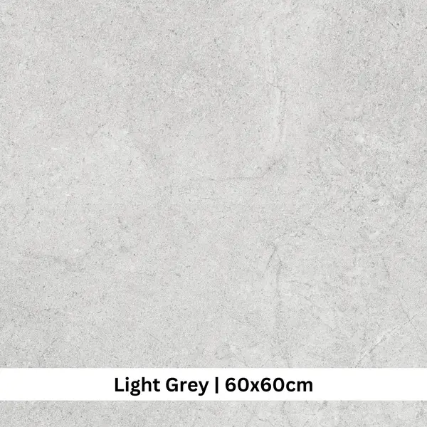 MONS PLAIN LIGHT GREY 60 X 60 MATT