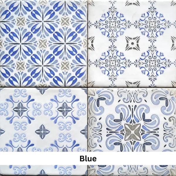 PATINE DECOR FRIO 15 X 15 ( BLUE ) CHIC