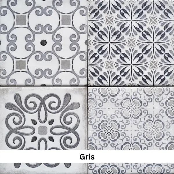 PATINE DECOR GREY 15 X 15 CHIC