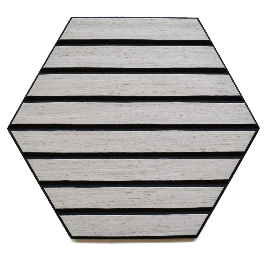Acoustic Hexagon Light Grey