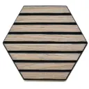 Acoustic Hexagon Walnut