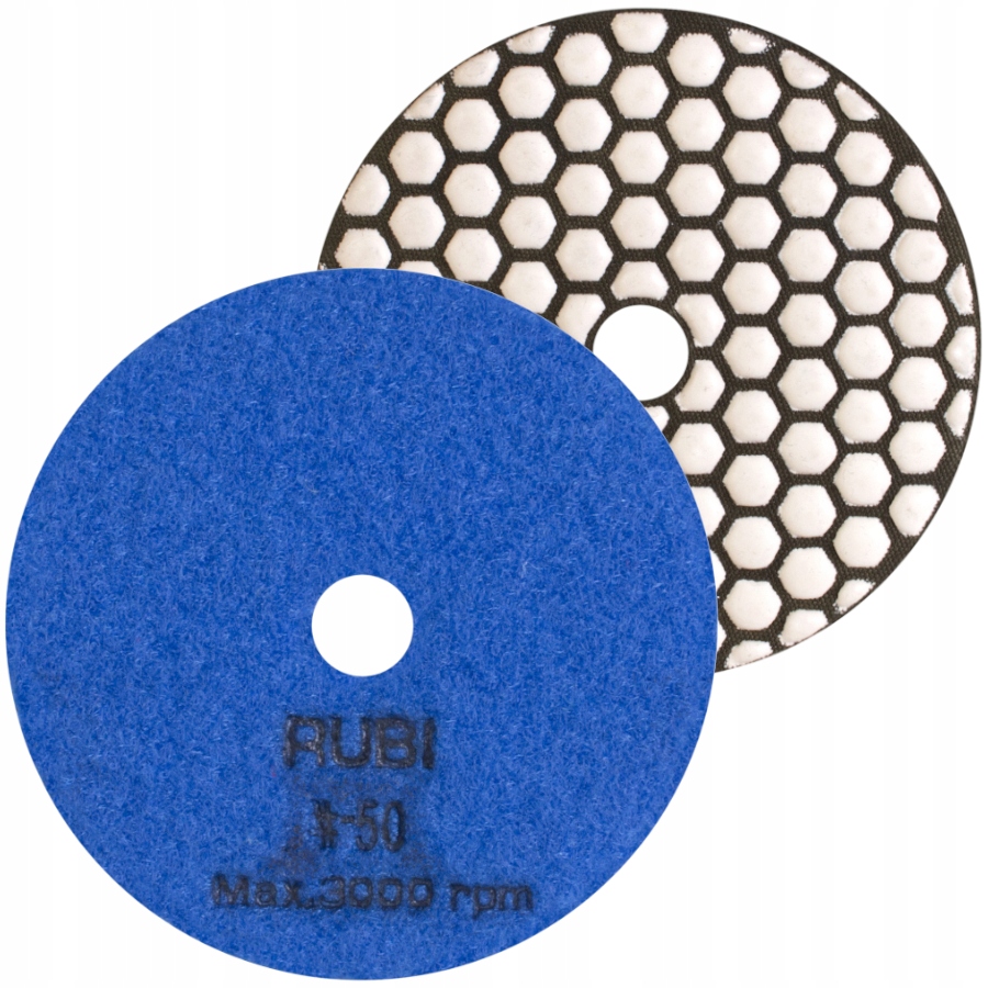 RESIN DRY POLISHING PAD GR.50 Ø100MM