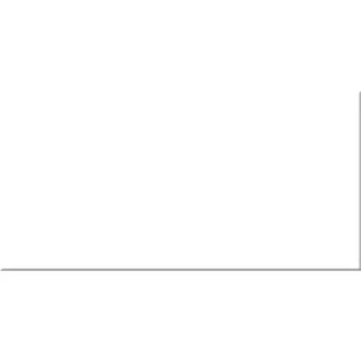 [5000] Metrotile 10x20 Blanco Gloss Flat