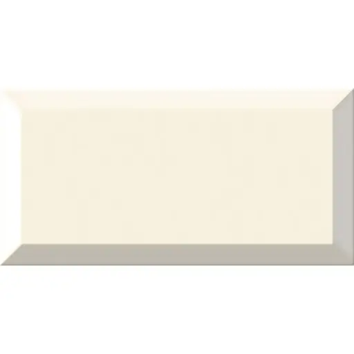 [5004] Metrotile 10x20 Crema Gloss Bevelled