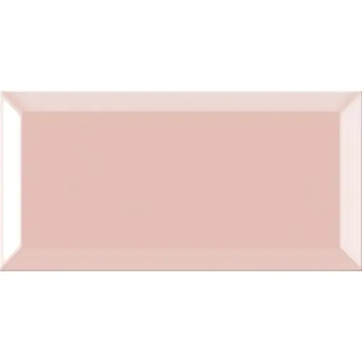[4988] Metrotile 10x20 Rosa Gloss Bevelled