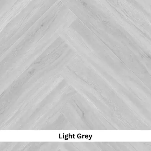 [CLIC150X750GRYLHA] CLICK SPC 150 X 750 LIGHT GREY VINYL HERRINGBONE BOX A 1.8M 16PC (M288)