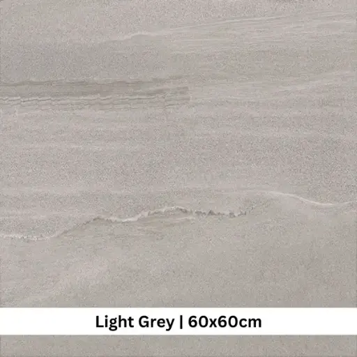 [ENGL6060GRYLMI] ENGLISH STONE LIGHT GREY MATT 60 X 60