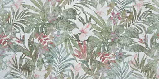 [FLOW60120WHT] FLOWERS WHITE 60 X 120 RECTIFIED MATT