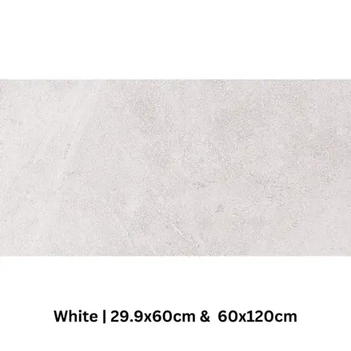 [MUST60120WHT] MUSTANG WHITE 60 X 120 ( RECTIFIED ) MATT