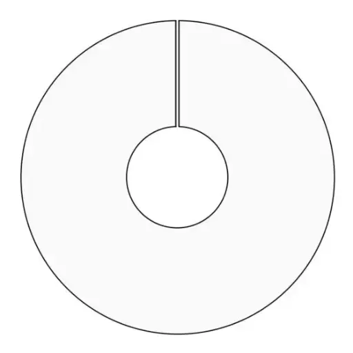 [25900] SPC Radiator Pipe Collar Plain White