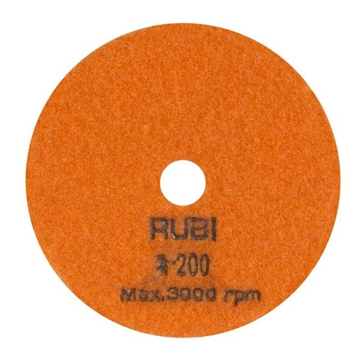 [R62972] RESIN DRY POLISHING PAD GR.200 Ø100MM